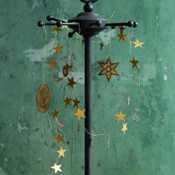 Guirlande d'étoiles en laiton