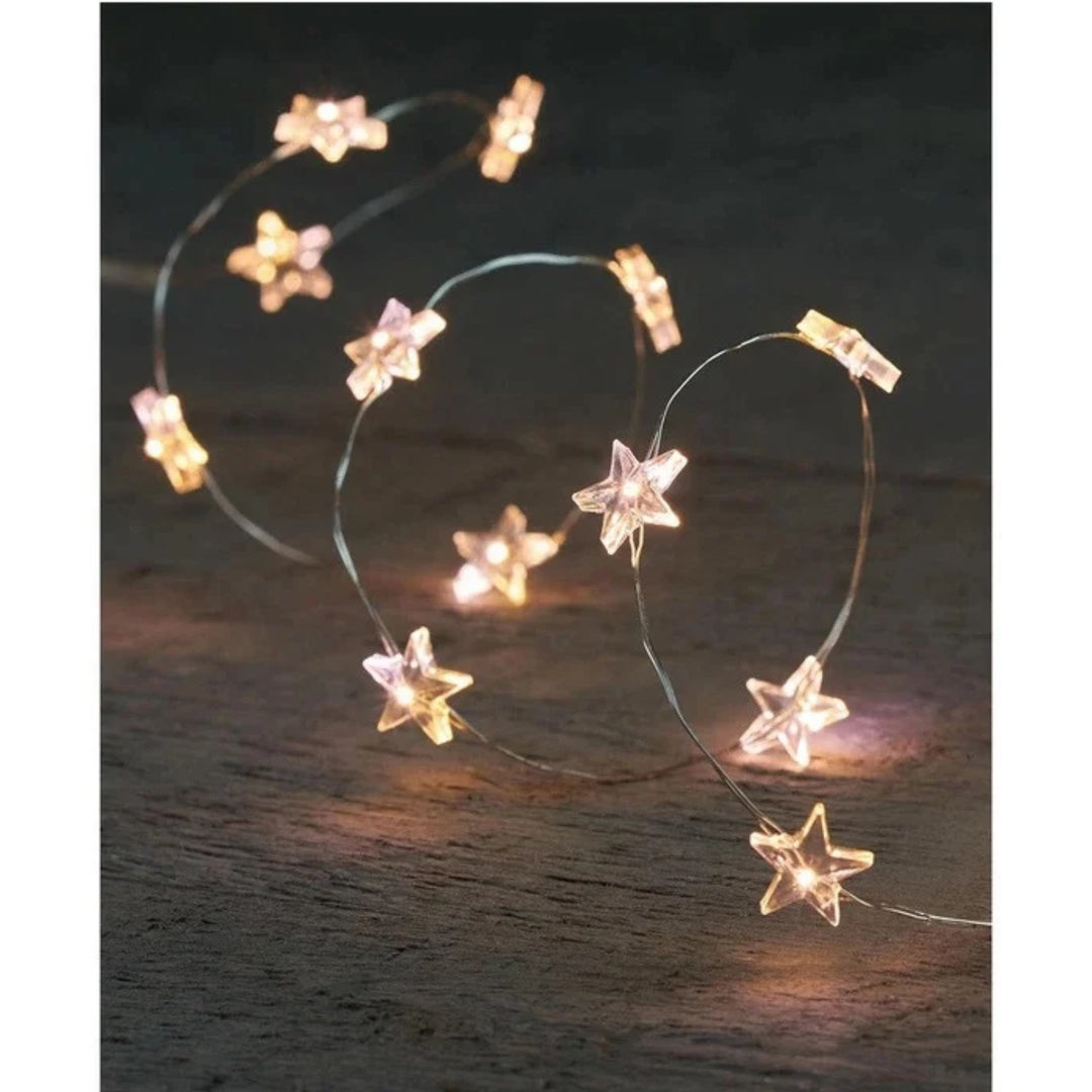 Guirlande d'étoiles lumineuses