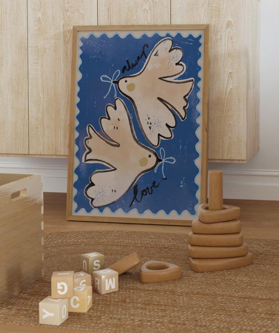 Swallow poster always love "Studio Loco" (Copy)