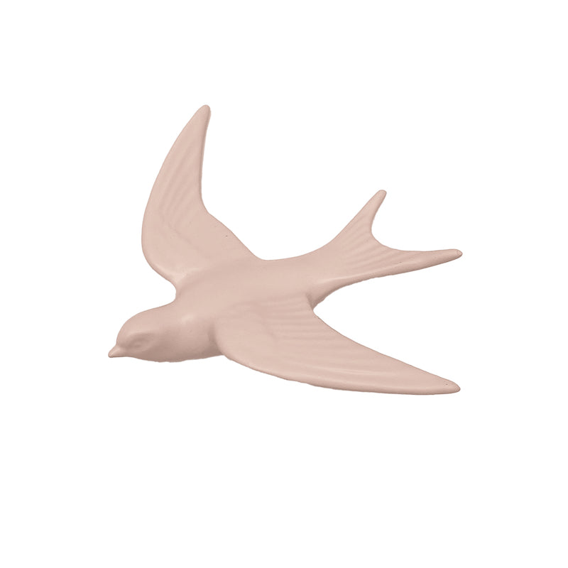 Pink swallow decor