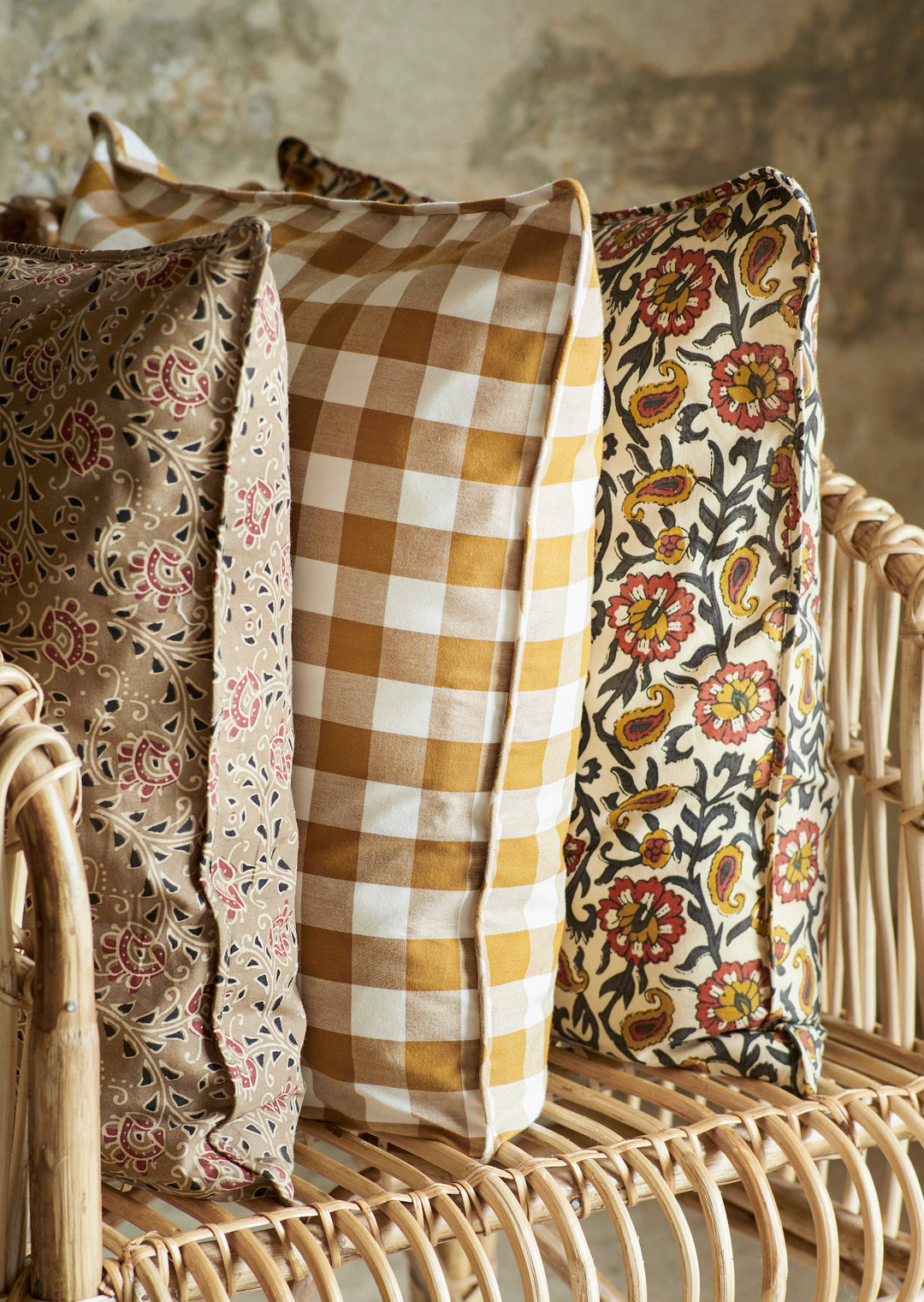 Housse de coussin à carreaux vichy Madam Stoltz