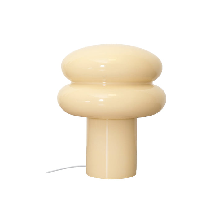 Lampe en verre beige Billy