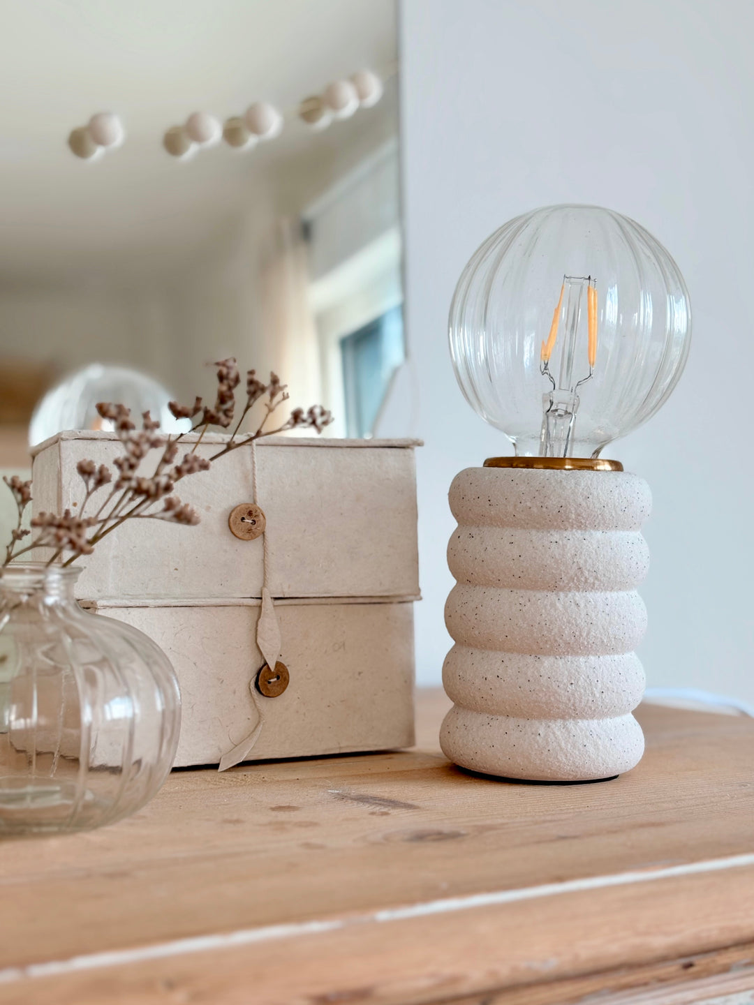 Cloud textured lamp