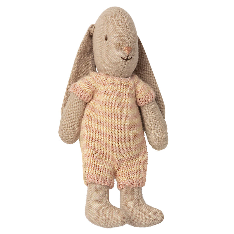 Rabbit with his pink "Maileg" outfit