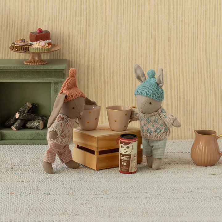 Lapin Maileg winter avec bonnet