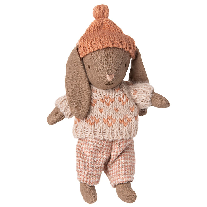 Lapin Maileg winter avec bonnet