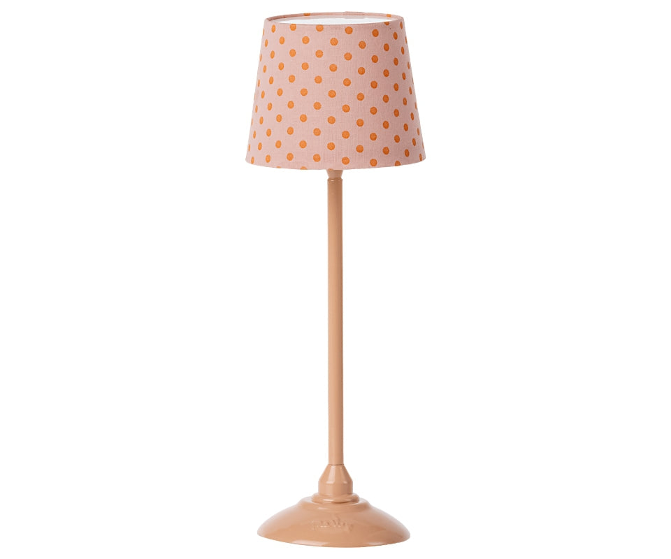 Lámpara de pie rosa de lunares "Maileg"