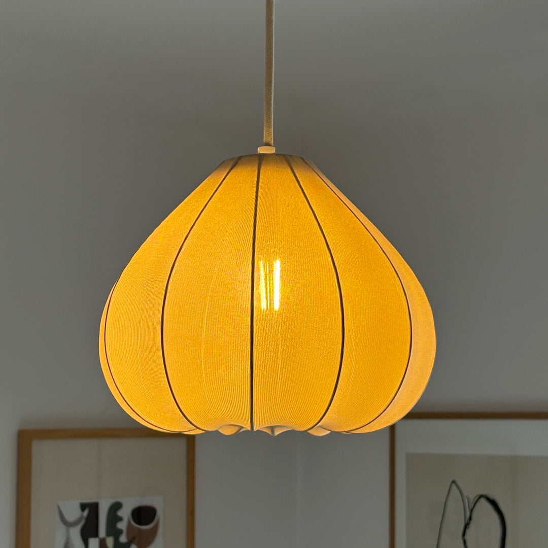 Suspension meringue en tissu beige S