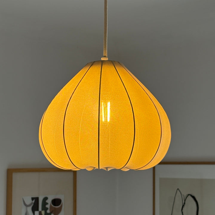 Suspension meringue en tissu beige S