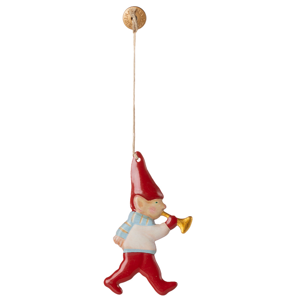 Lutin pixy avec trompette Maileg