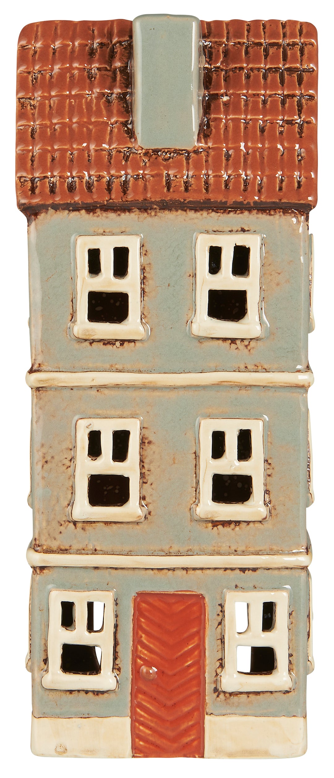 Maison haute photophore en céramique