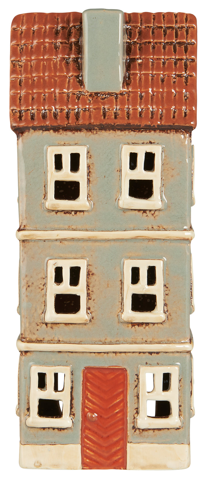 Maison haute photophore en céramique