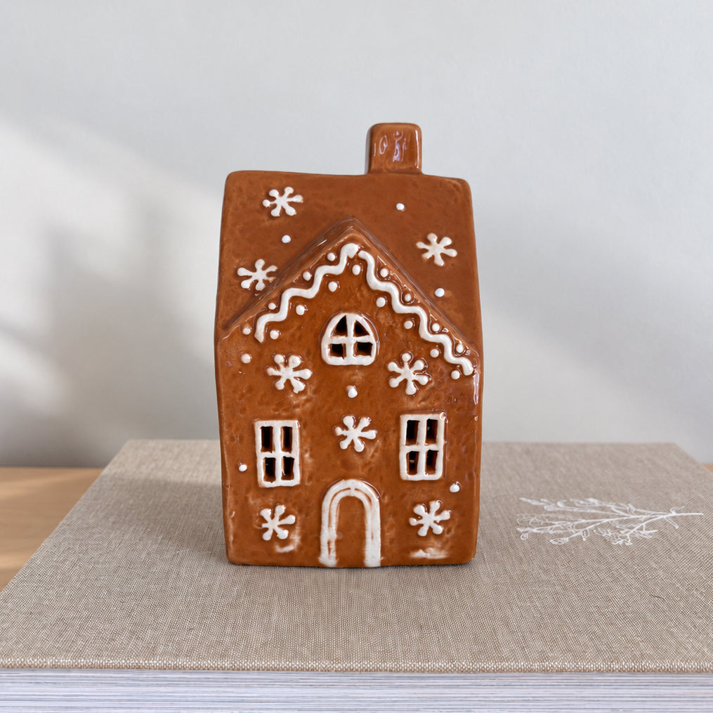 Maison de Noël LED Pain d’Épices Céramique