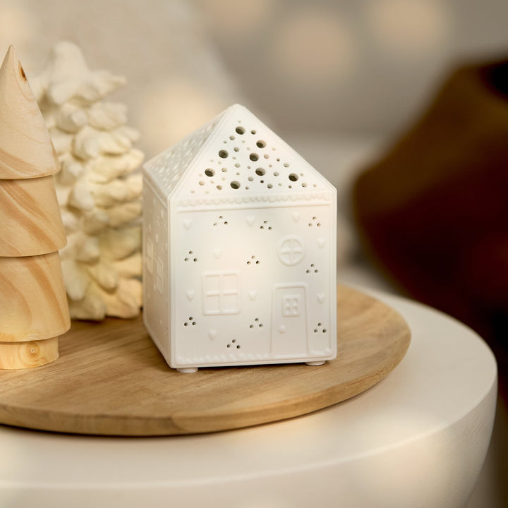 Maison gingerbread lumineuse LED Räder