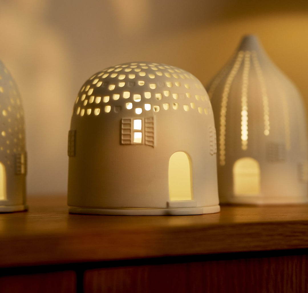 Maison ronde Rader tuiles lumineuses à LED