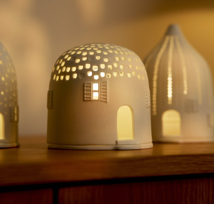 Maison ronde Rader tuiles lumineuses à LED