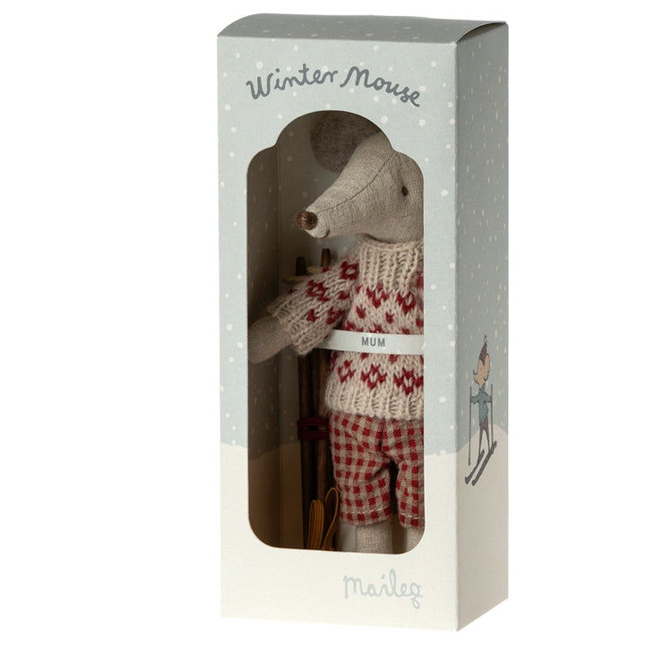 Maman souris ski Maileg
