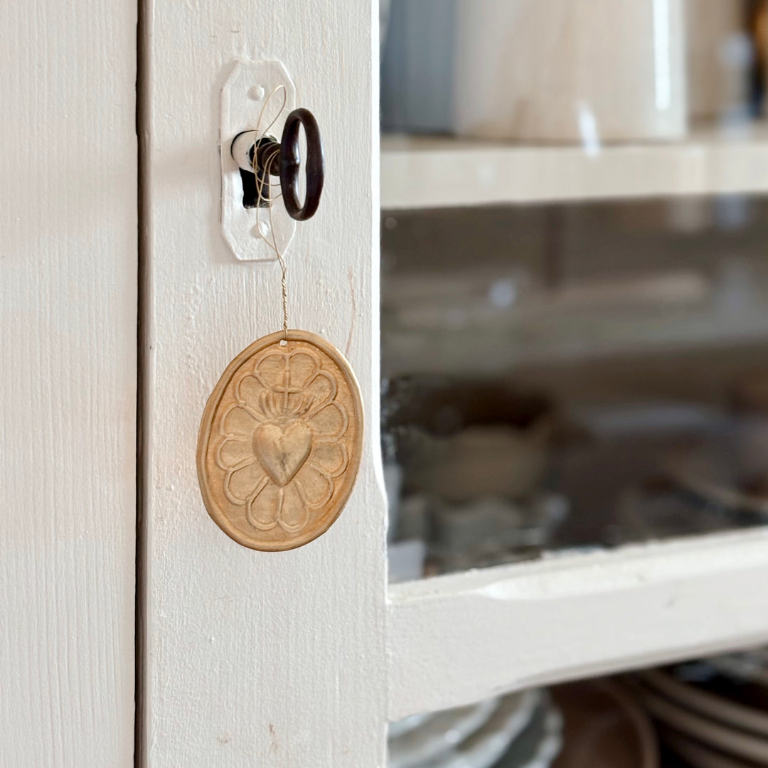 Médaillon coeur ex-voto medium