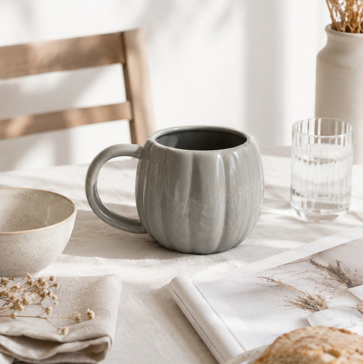 Mug citrouille gris