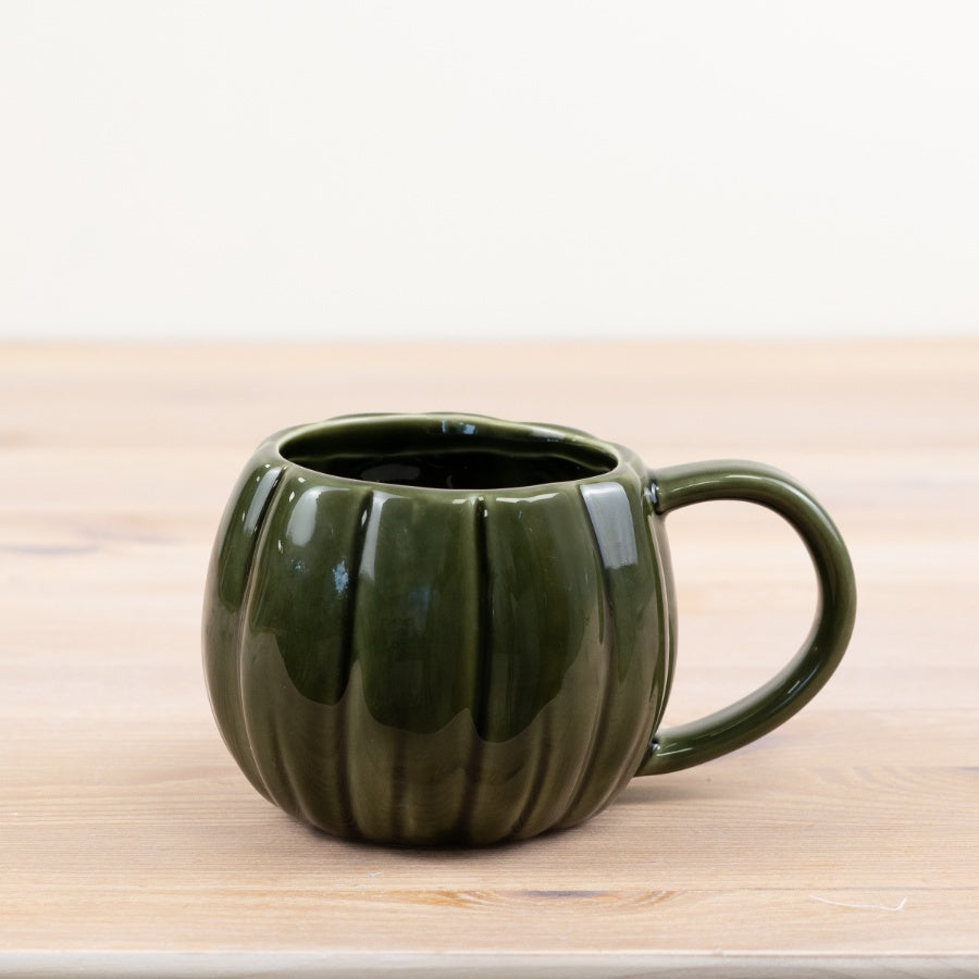 Khaki pumpkin mug