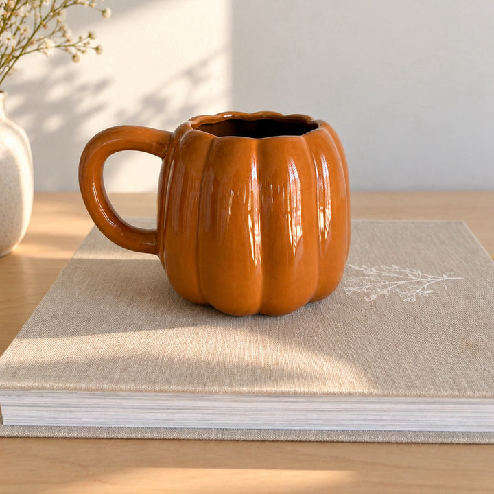 Mug citrouille en céramique