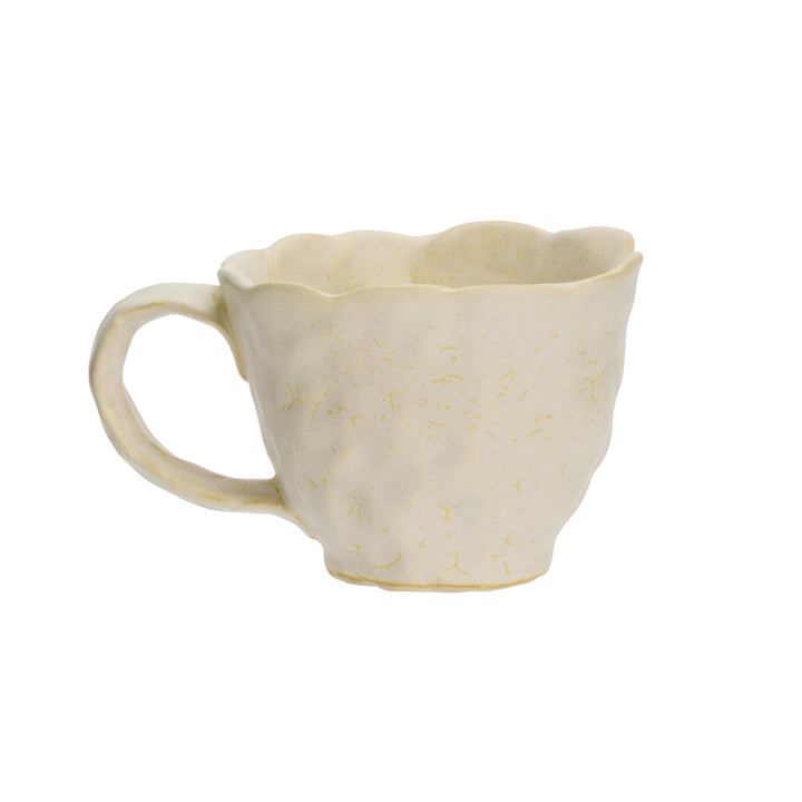 Mug fleur beige Madam Stoltz