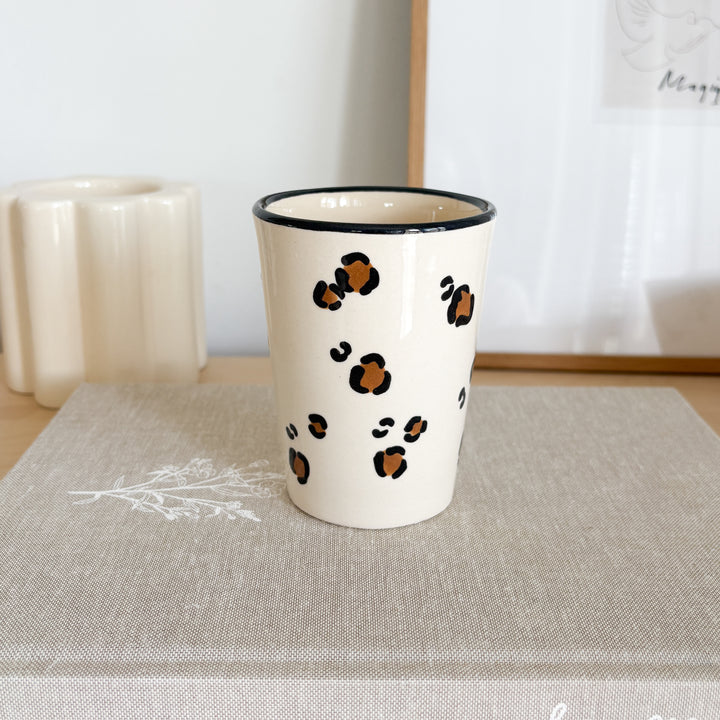 Mug léopard - Fabriqué main en France