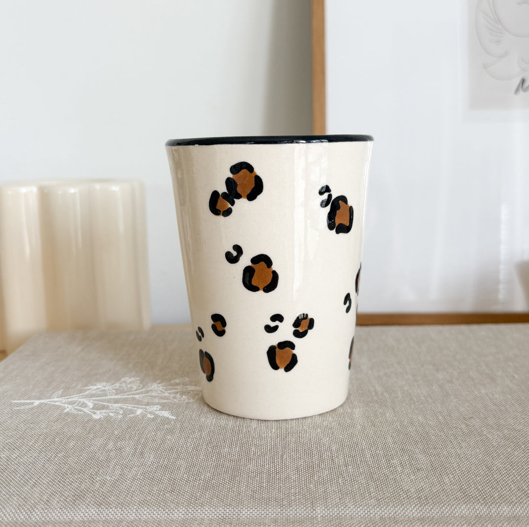 Mug léopard - Fabriqué main en France