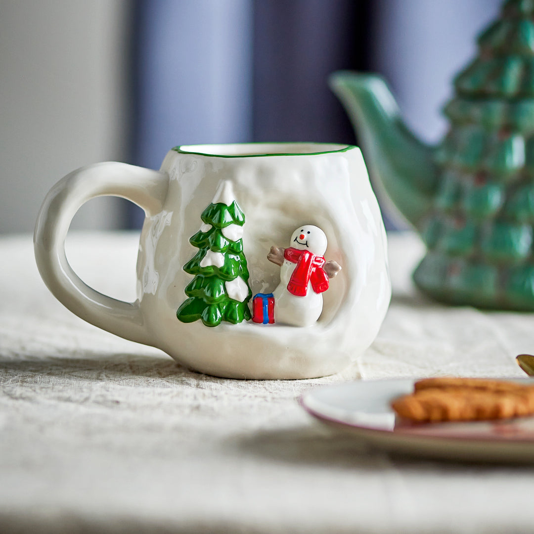 Mug Ryne Bloomingville bonhomme de neige