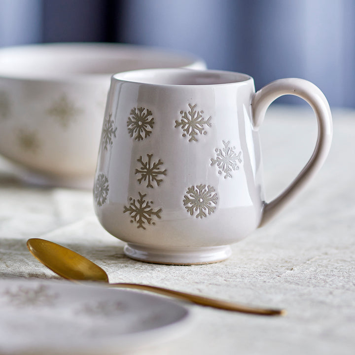 Mug Snowie Flocons Bloomingville