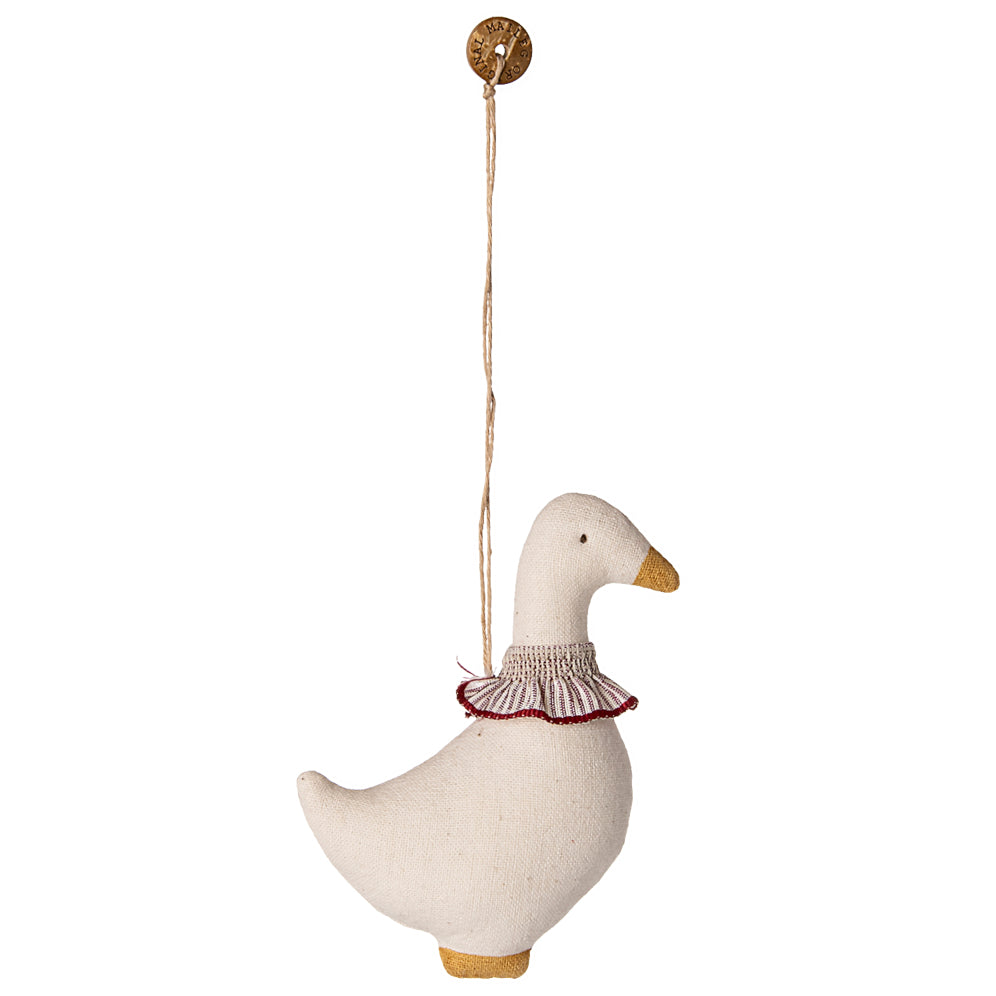 Cotton goose with "Maileg" red collar
