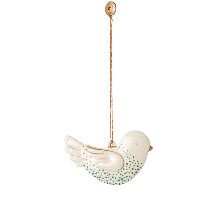 Oiseau Maileg pois verts