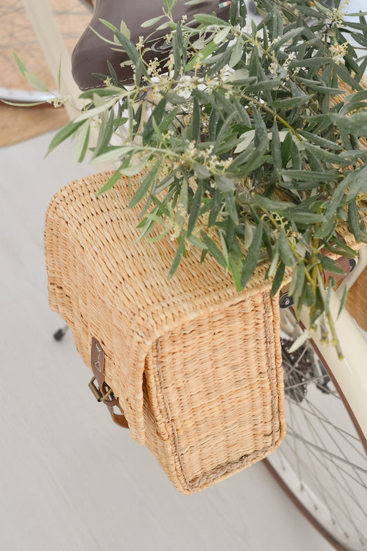 Rush basket for bicycle