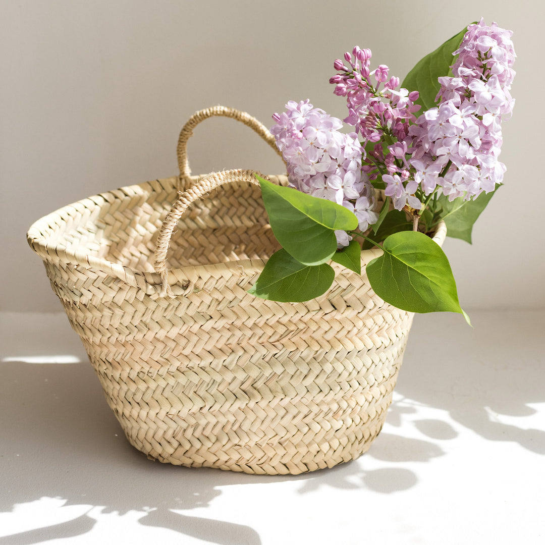 Petit panier marocain ovale