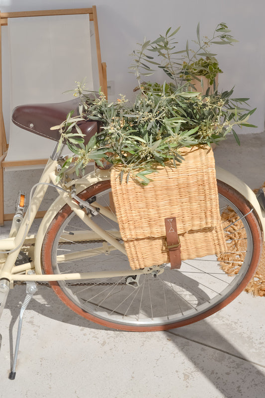 Rush basket for bicycle