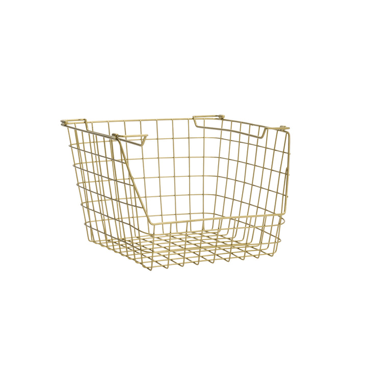 Panier empilable avec poignées L Madam Stoltz