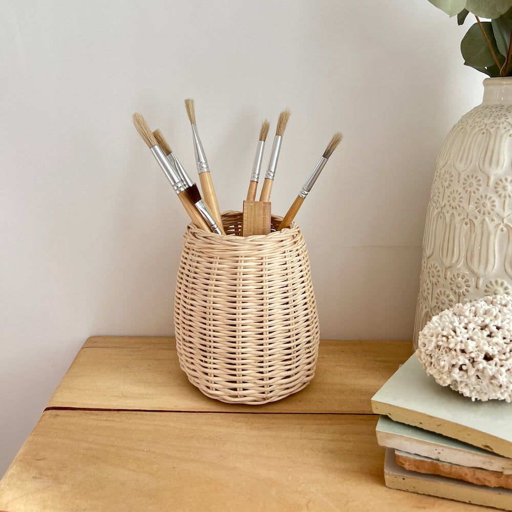 Petit panier en rotin naturel
