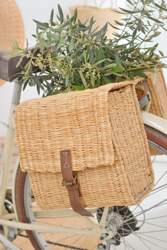 Rush basket for bicycle