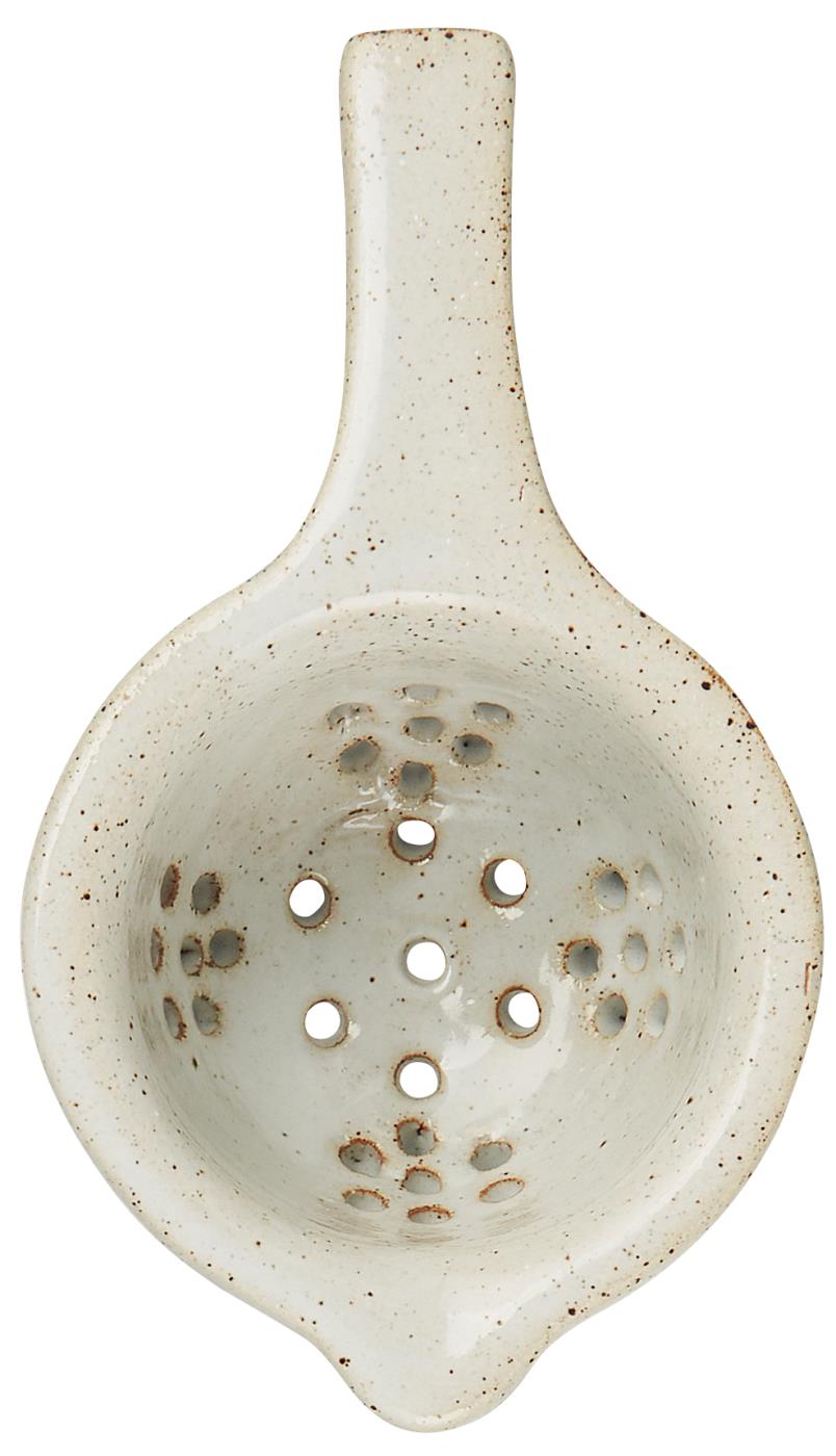 Ceramic tea strainer