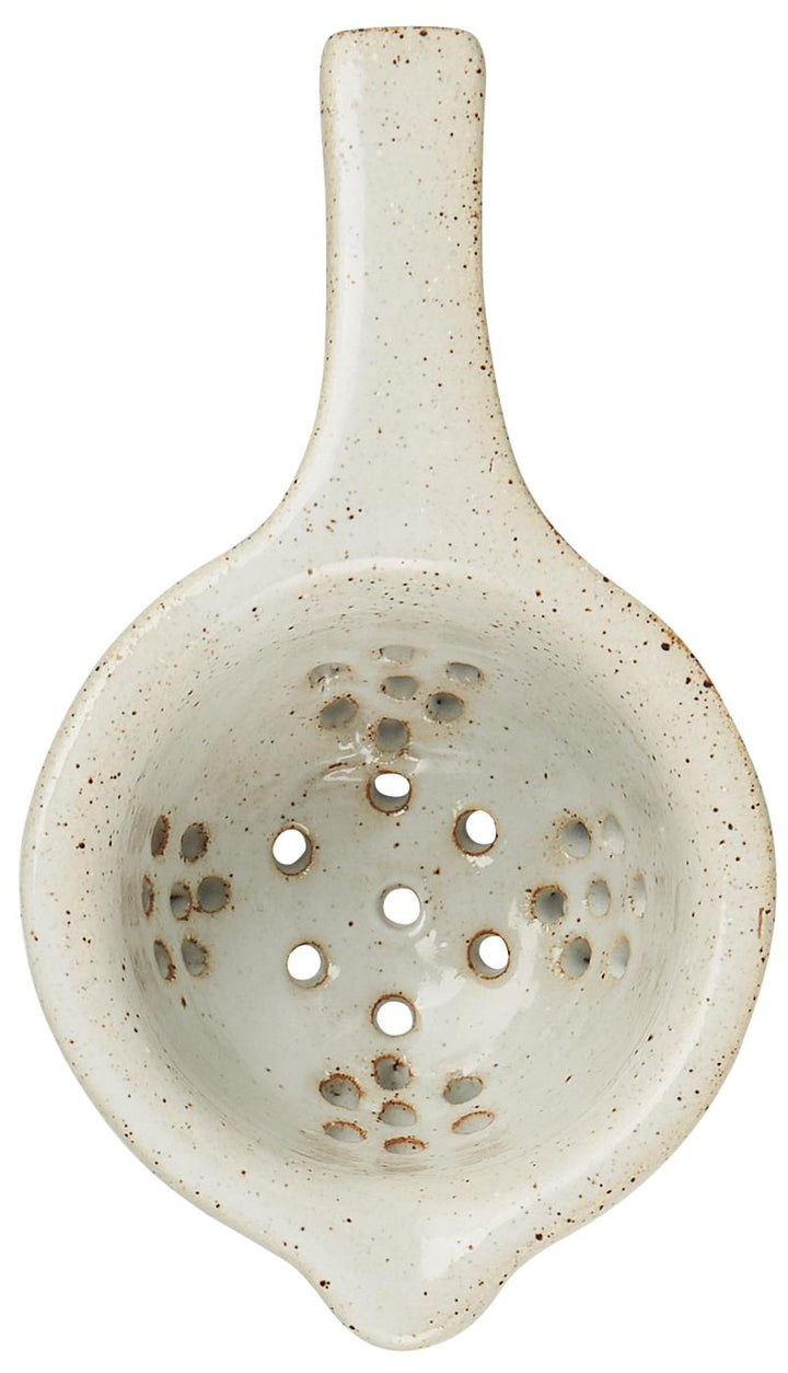 Ceramic tea strainer