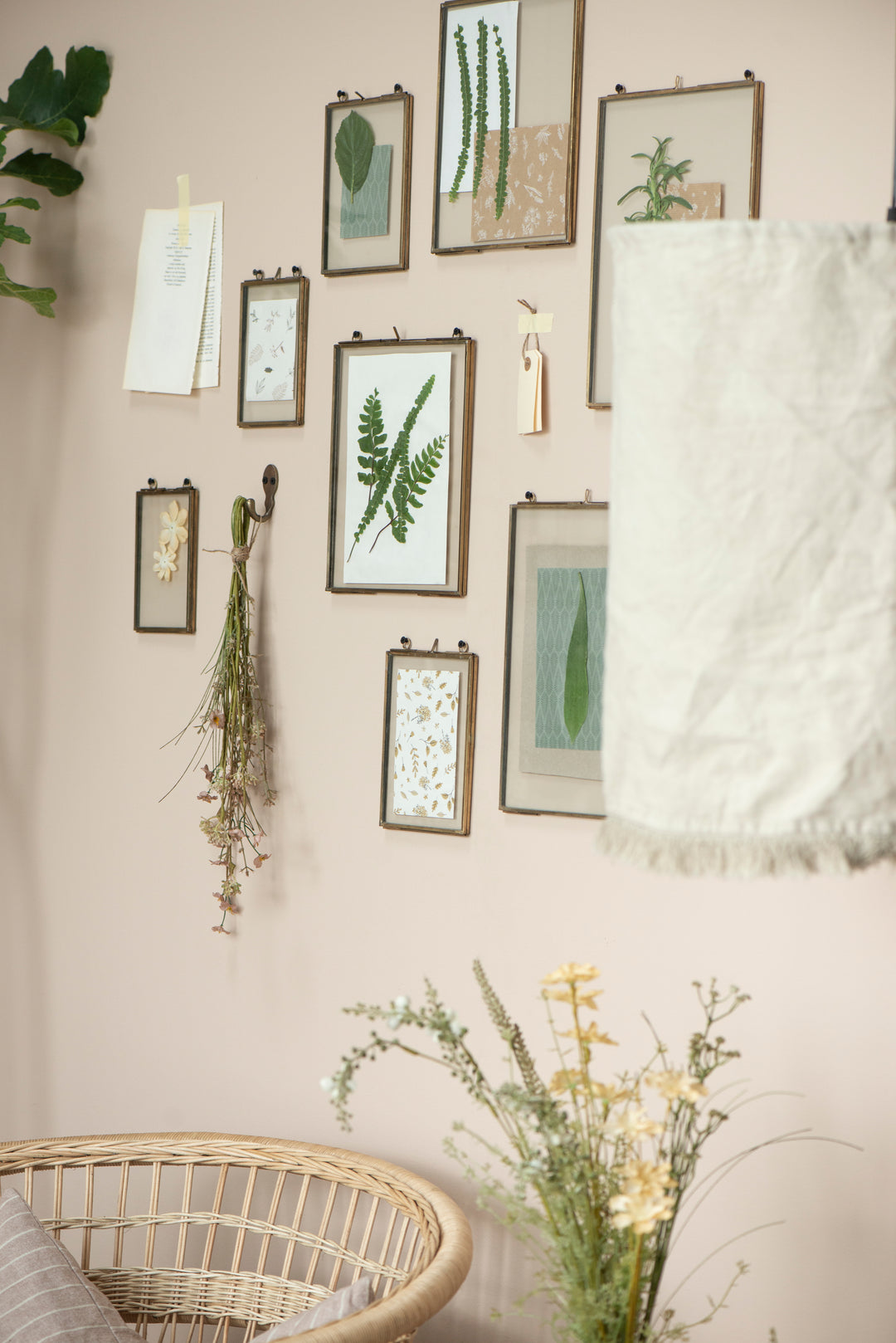 Patère simple en métal doré