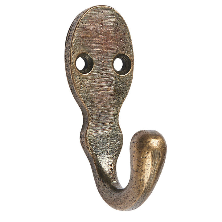 Patère simple en métal doré