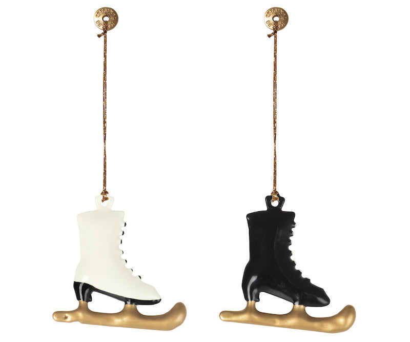 Set of 2 Maileg Ice Skate Christmas Decorations