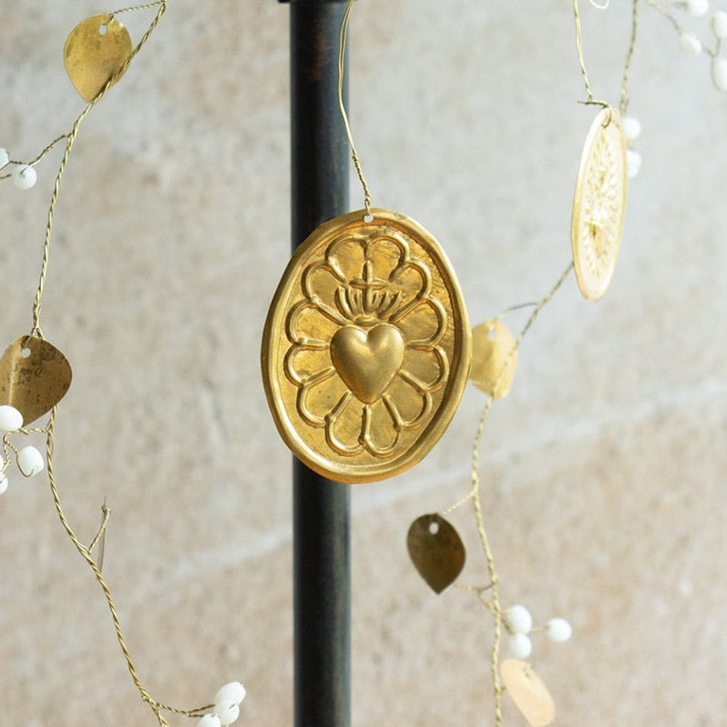 Médaillon coeur ex-voto medium