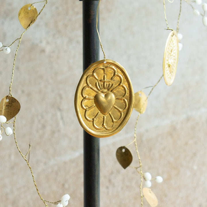 Médaillon coeur ex-voto medium