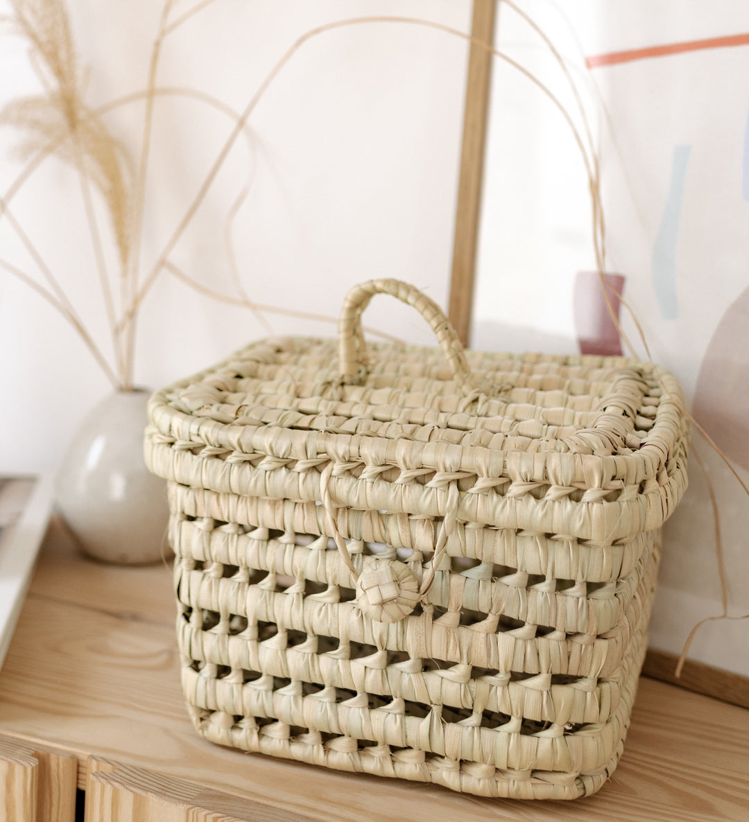 Small Moroccan picnic basket