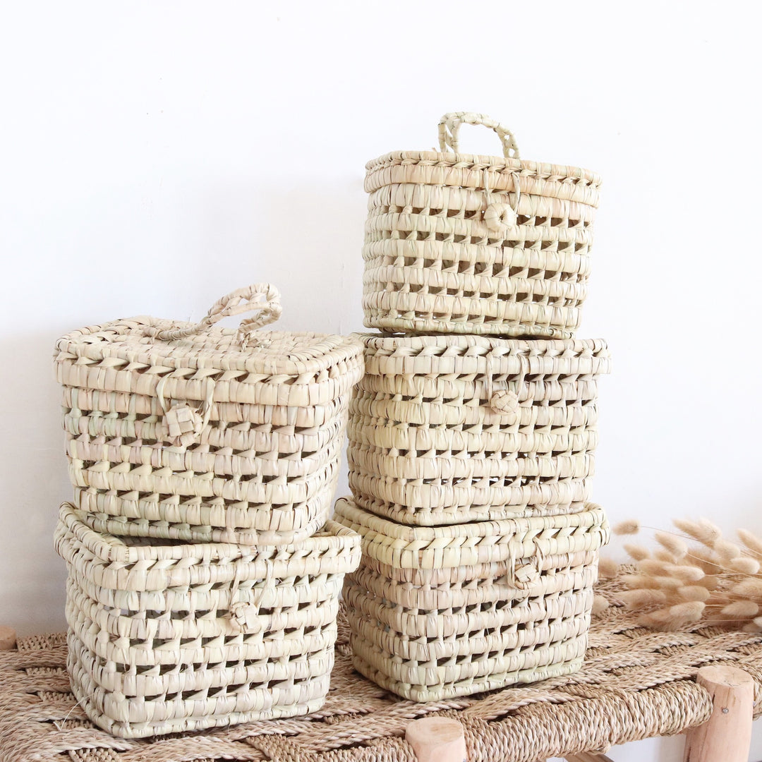 Small Moroccan picnic basket