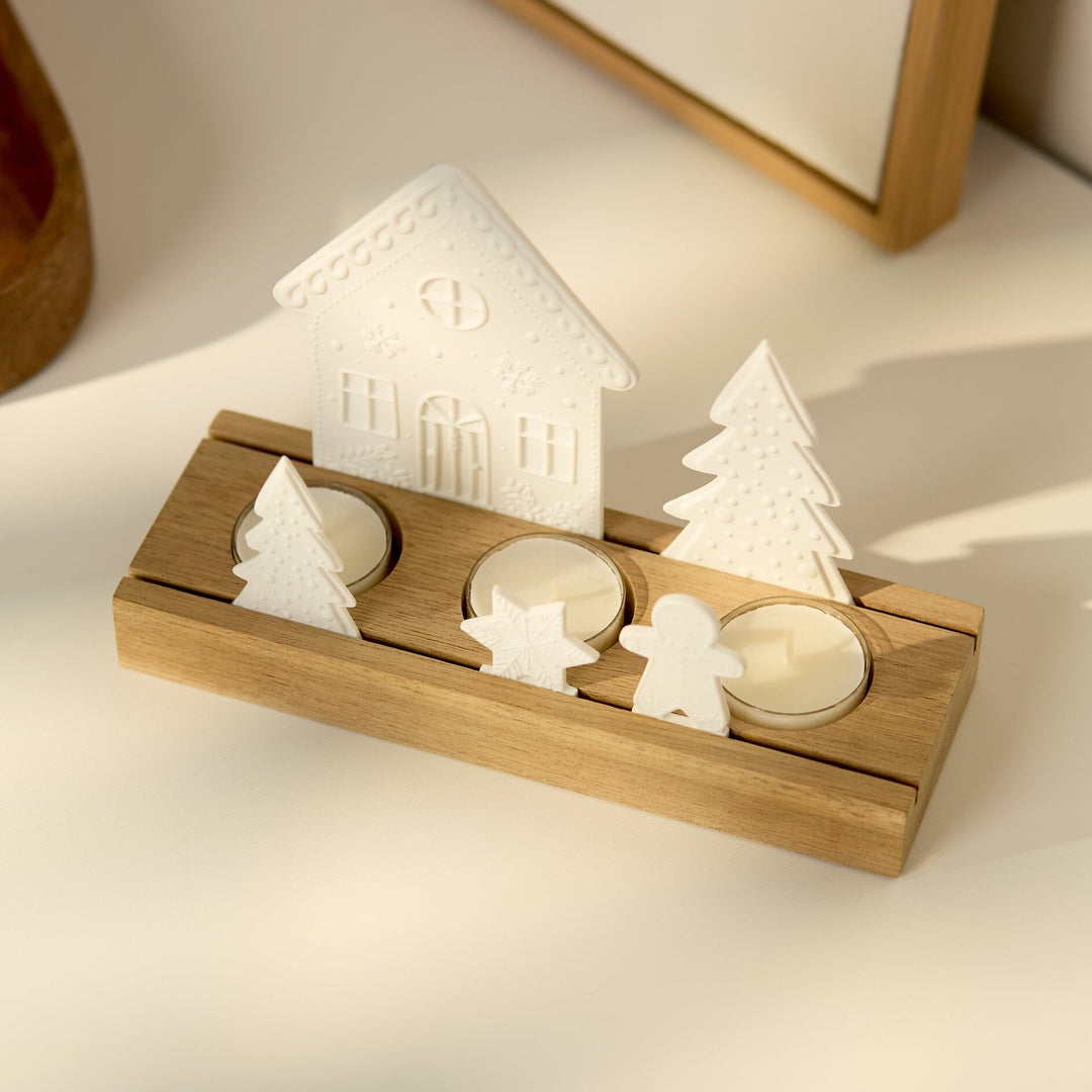 Photophore Village de Noël Räder Porcelaine