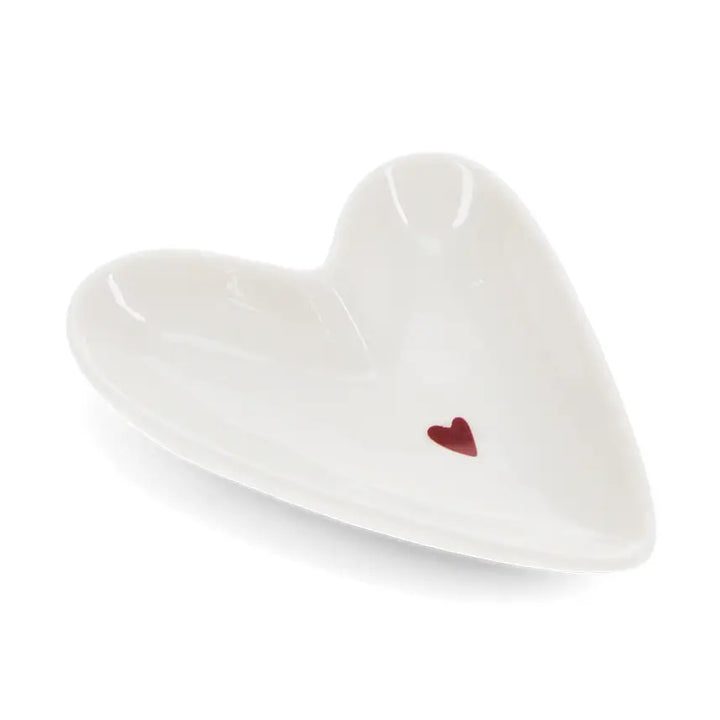 Petit plat coeur en céramique