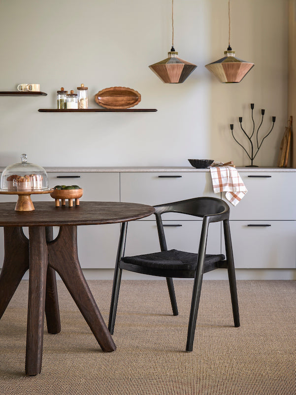Plateau en bois sur pieds